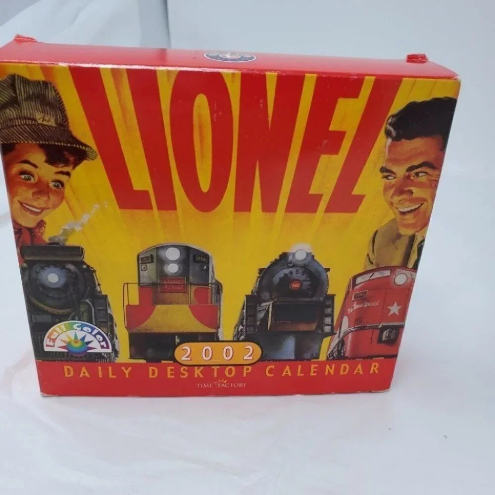 Time Factory Lionel Trains 2002 Desk Top Calender
